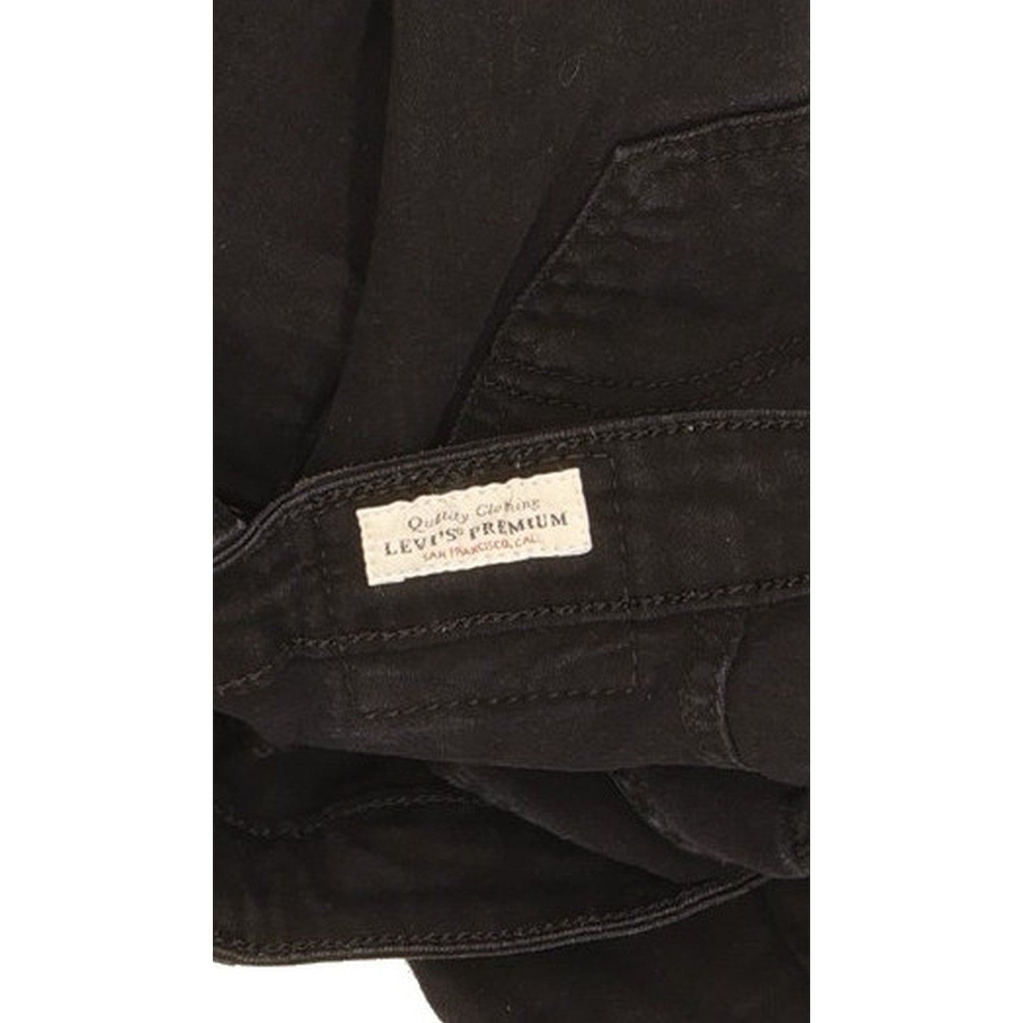 Levi's 712 Women Black Straight Slim Stretch Jeans W29 L30