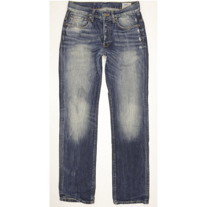 G-Star 3301 Men Blue Straight Regular Jeans W29 L33
