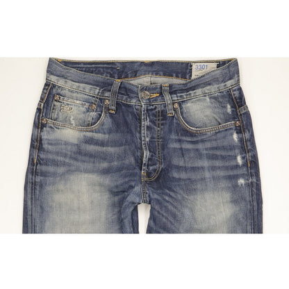 G-Star 3301 Men Blue Straight Regular Jeans W29 L33