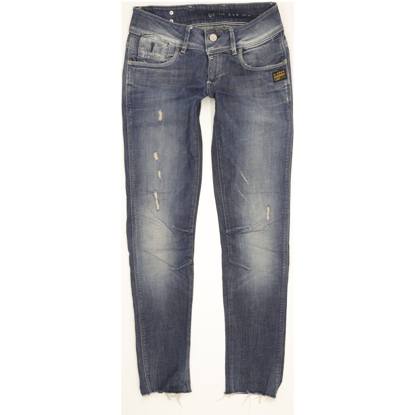 G-Star Fender Women Blue Skinny Slim Stretch Jeans W27 L29