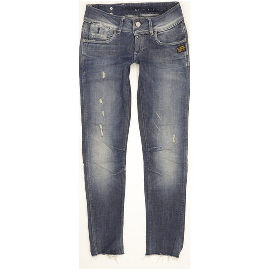 G-Star Fender Women Blue Skinny Slim Stretch Jeans W27 L29