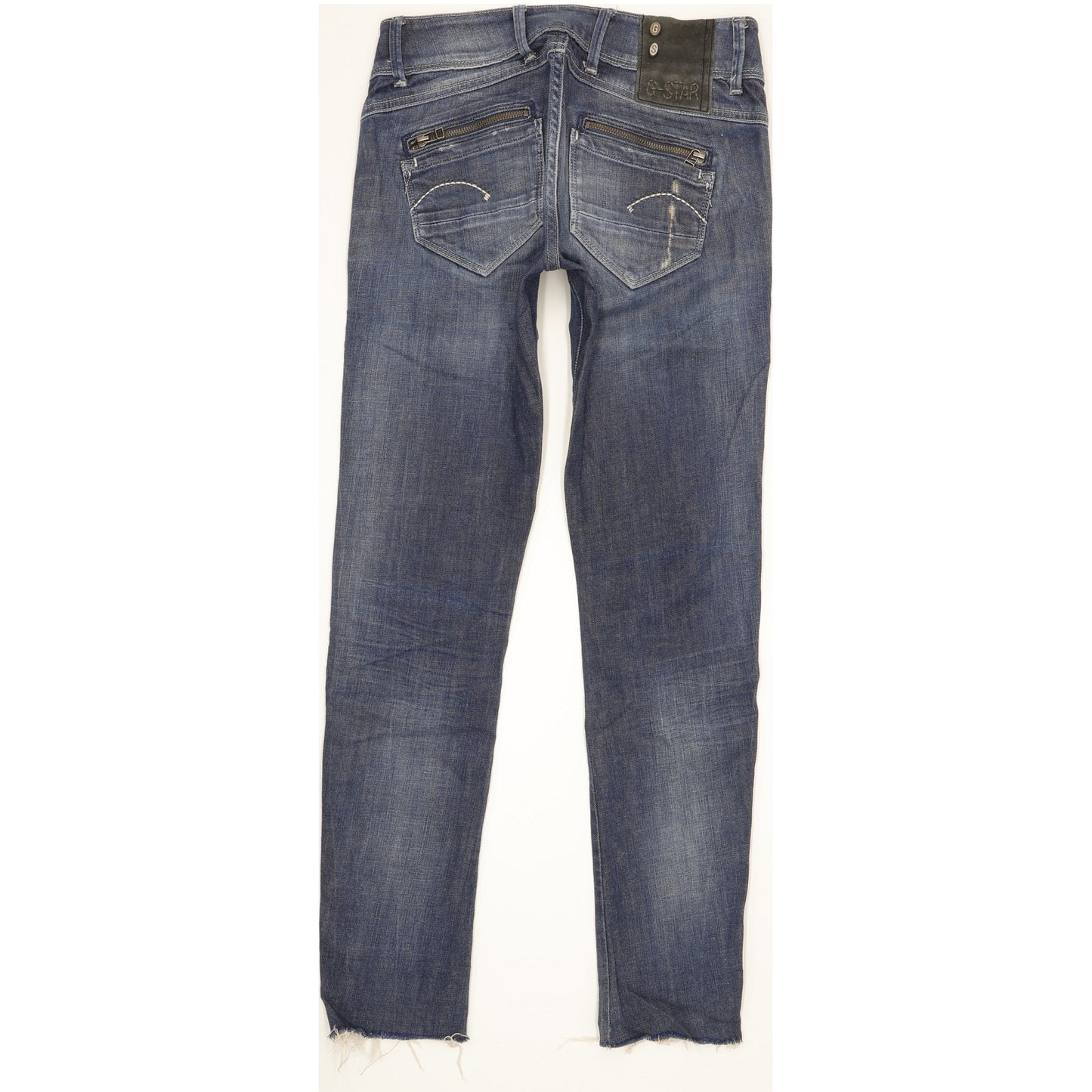 G-Star Fender Women Blue Skinny Slim Stretch Jeans W27 L29