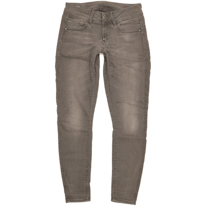 G-Star Lynn Women Grey Skinny Slim Stretch Jeans W31 L31