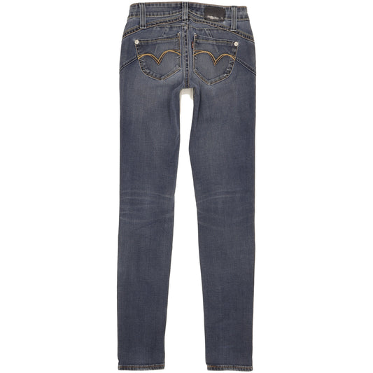 Levi's Demi Curve Women Blue Skinny Slim Stretch Jeans W25 L32