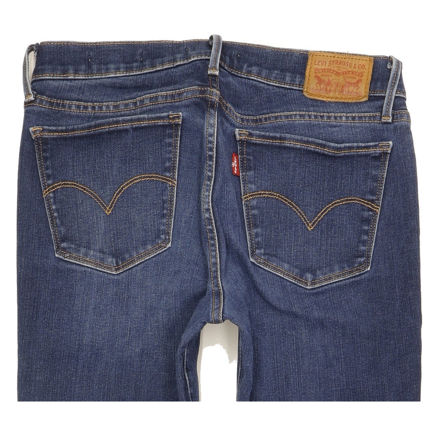 Levi's 710 Super Women Blue Skinny Slim Stretch Jeans W29 L27