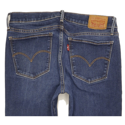 Levi's 710 Super Women Blue Skinny Slim Stretch Jeans W29 L27