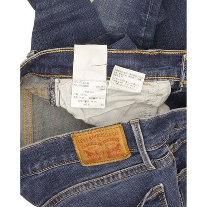Levi's 710 Super Women Blue Skinny Slim Stretch Jeans W29 L27