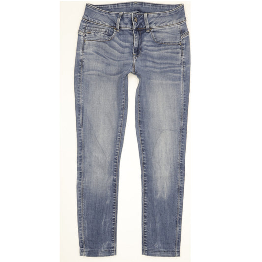 G-Star Midge Women Blue Skinny Slim Stretch Jeans W28 L25
