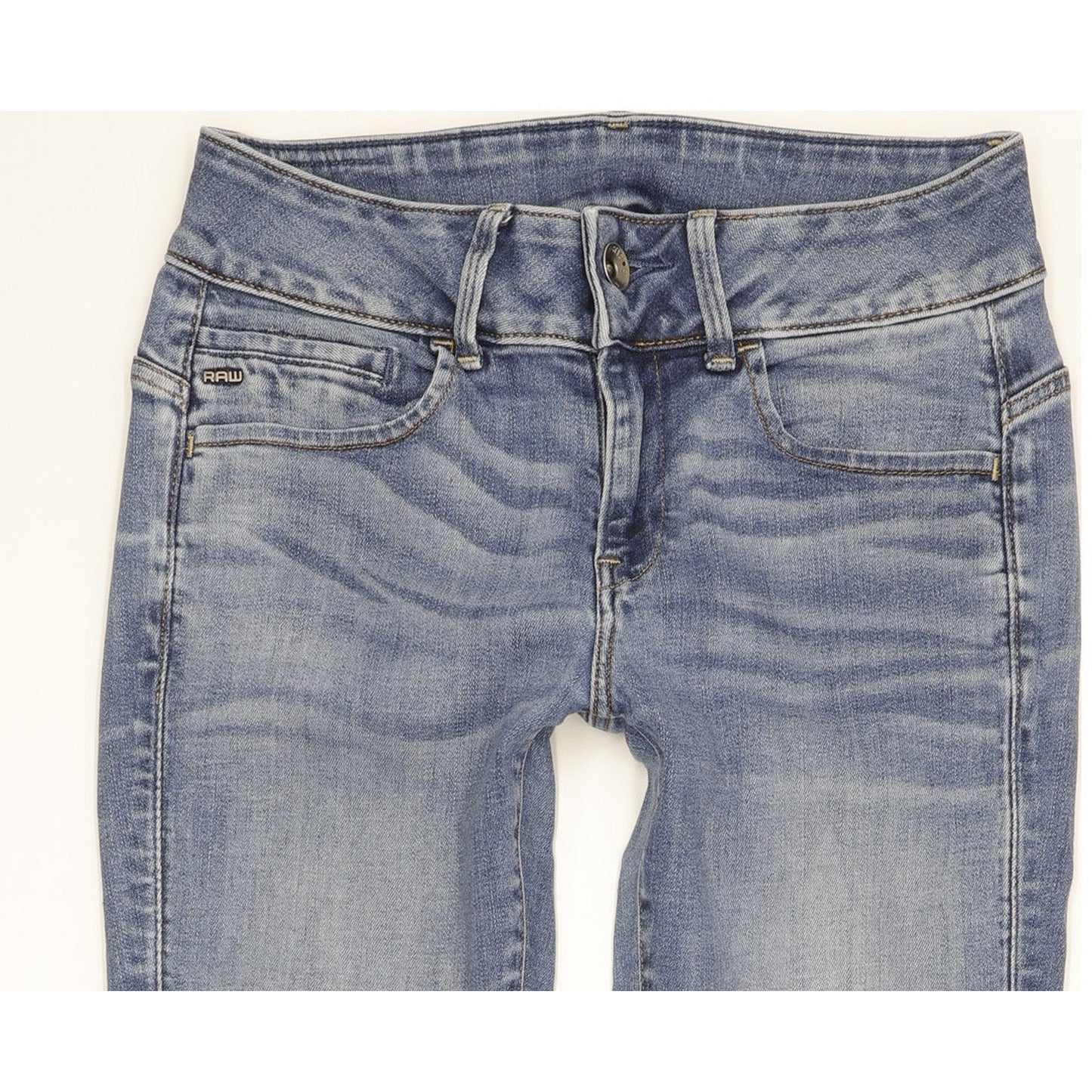G-Star Midge Women Blue Skinny Slim Stretch Jeans W28 L25