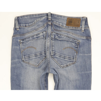 G-Star Midge Women Blue Skinny Slim Stretch Jeans W28 L25