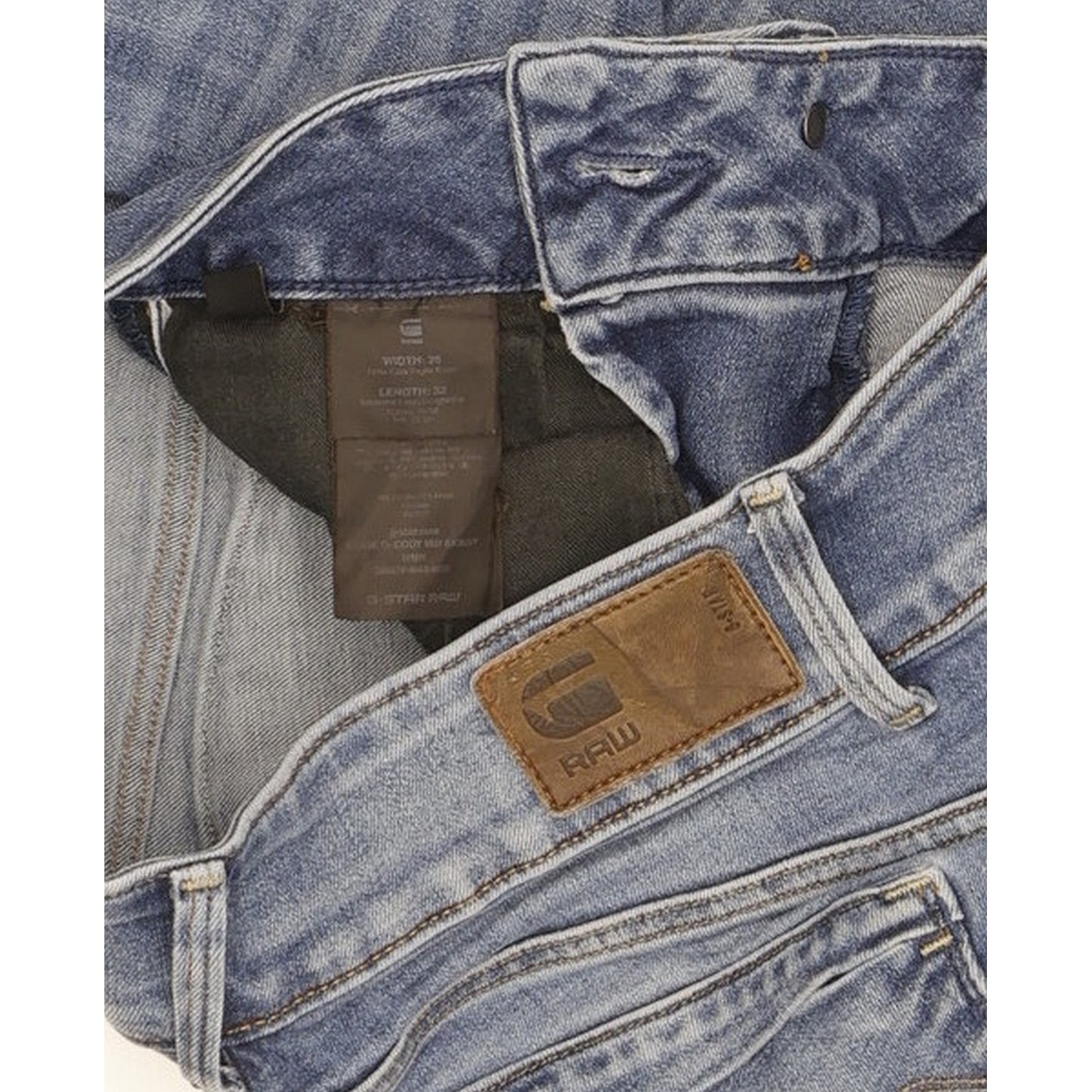 G-Star Midge Women Blue Skinny Slim Stretch Jeans W28 L25