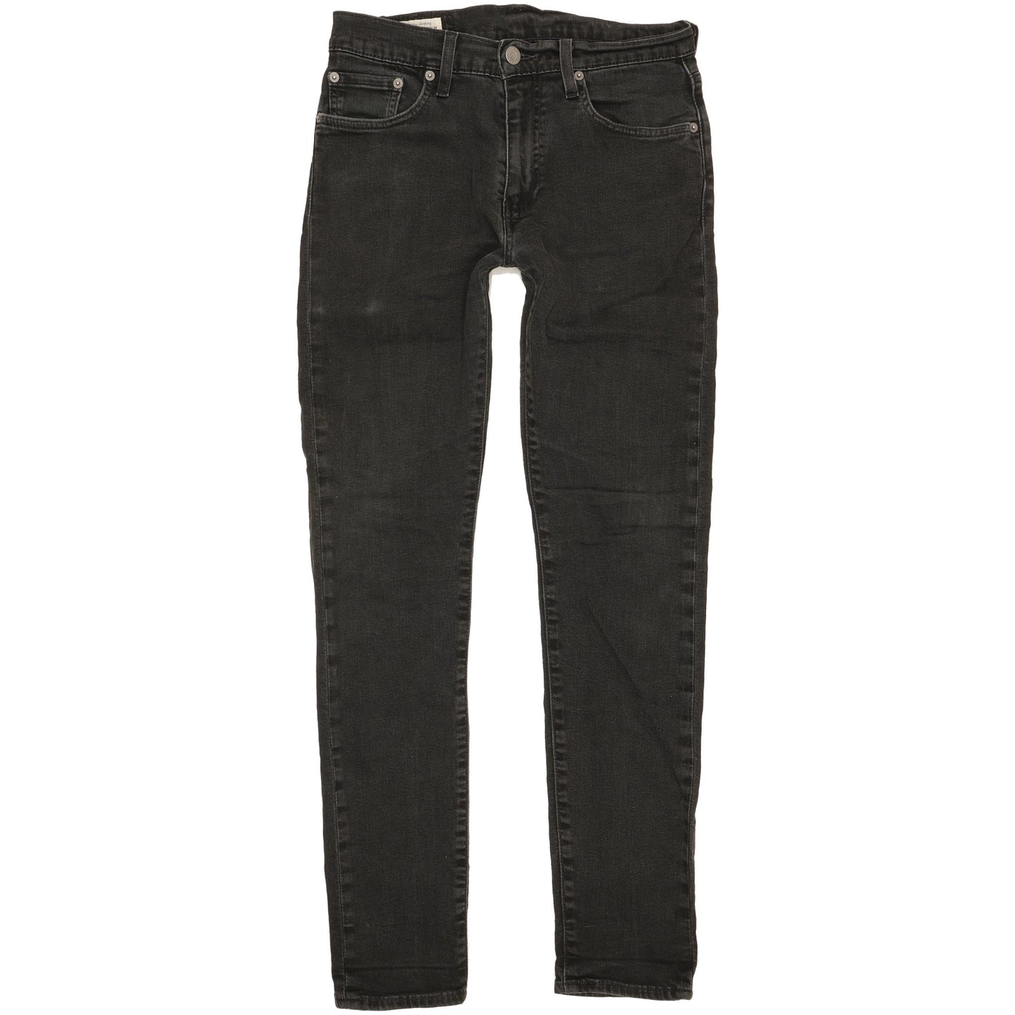 Levi's 512 Men Black Tapered Slim Stretch Jeans W29 L30