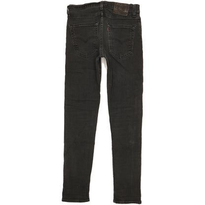 Levi's 512 Men Black Tapered Slim Stretch Jeans W29 L30