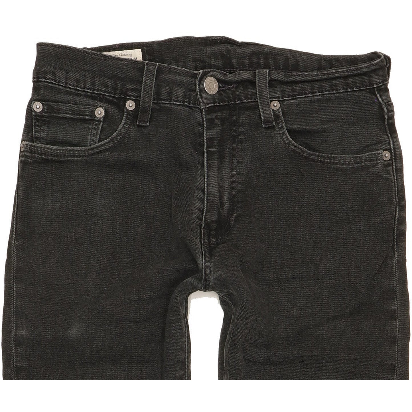 Levi's 512 Men Black Tapered Slim Stretch Jeans W29 L30