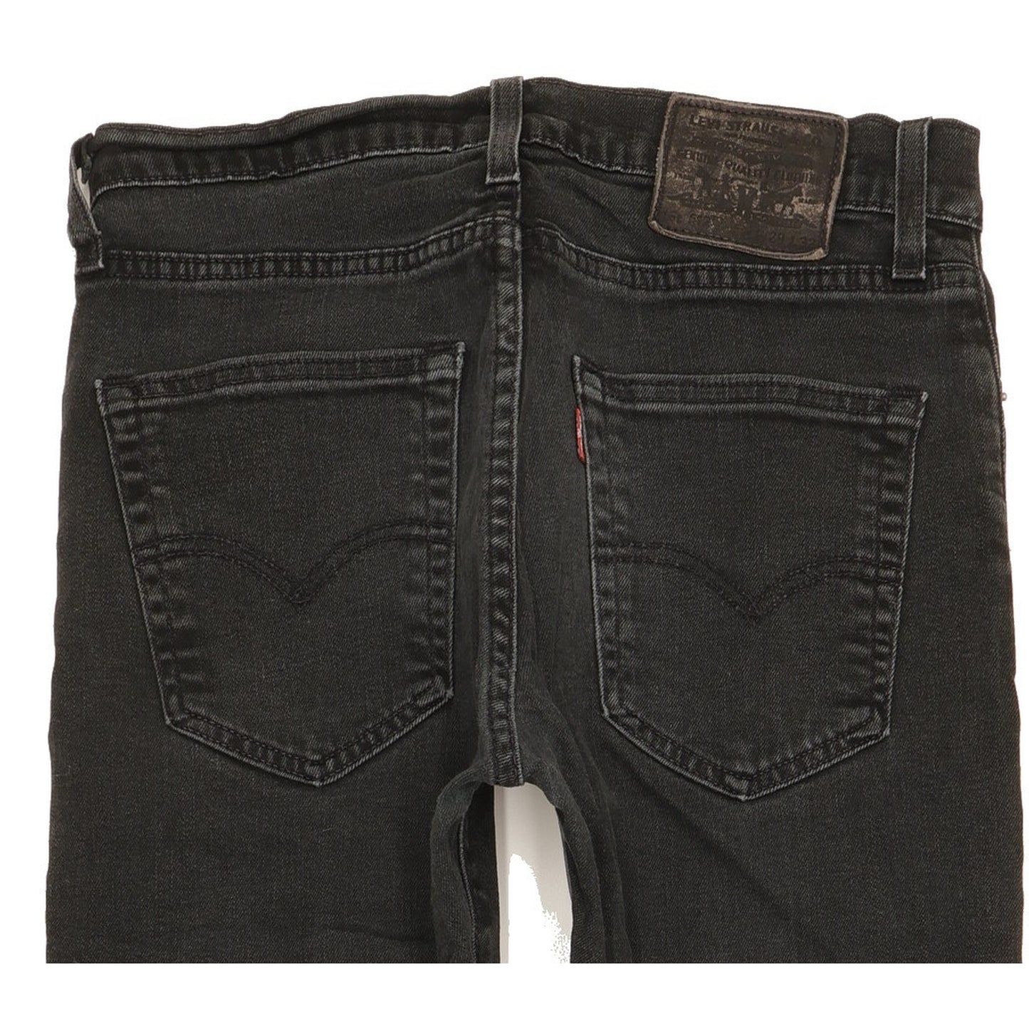 Levi's 512 Men Black Tapered Slim Stretch Jeans W29 L30
