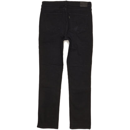 Levi's 724 Black Straight Slim Stretch Jeans High Waisted W31 L29