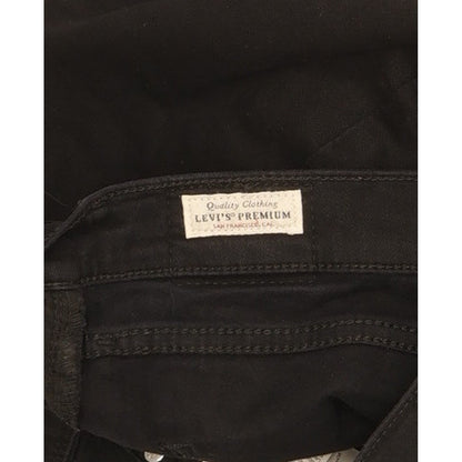 Levi's 724 Black Straight Slim Stretch Jeans High Waisted W31 L29