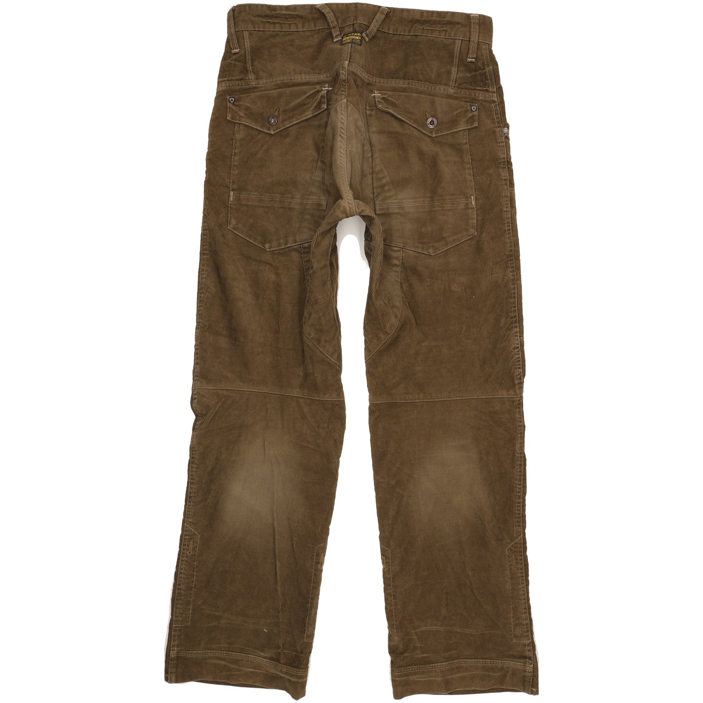 G-Star Men Brown Straight Regular Trousers W32 L31