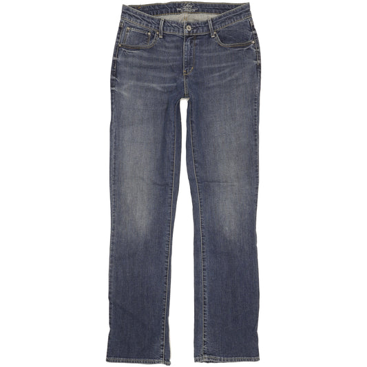 Levi's Demi Curve Women Blue Straight Classic Stretch Jeans W31 L34
