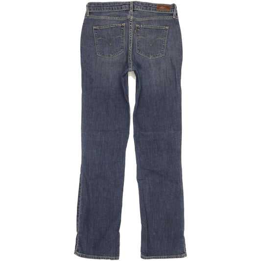 Levi's Demi Curve Women Blue Straight Classic Stretch Jeans W31 L34