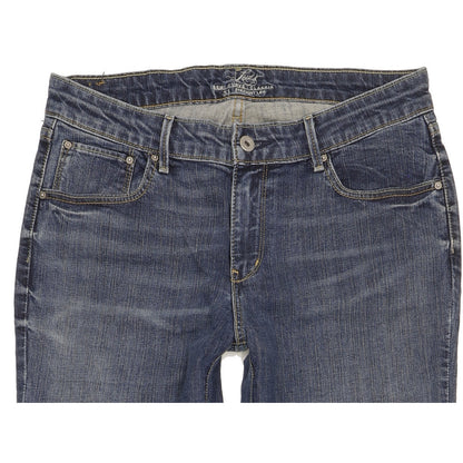 Levi's Demi Curve Women Blue Straight Classic Stretch Jeans W31 L34
