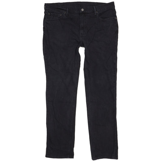 Levi's 511 Men Black Straight Slim Stretch Jeans W38 L32