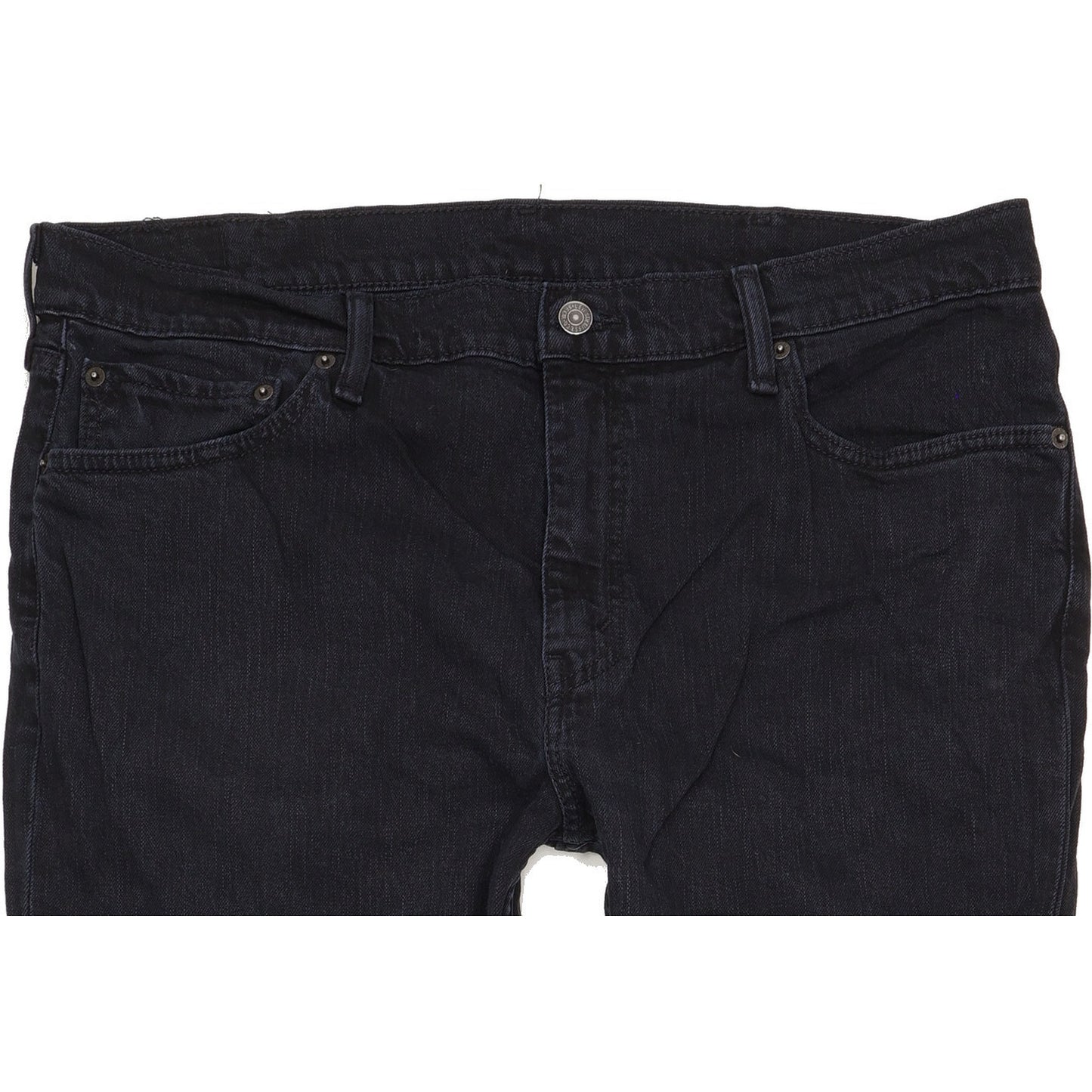 Levi's 511 Men Black Straight Slim Stretch Jeans W38 L32