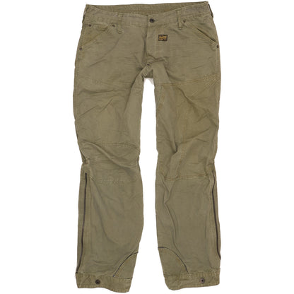 G-Star S.C. Concept Elwood Men Green Straight Regular Jeans W36 L32