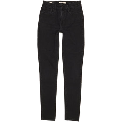 Levi's 721 Women Black Skinny Slim Stretch Jeans W28 L32