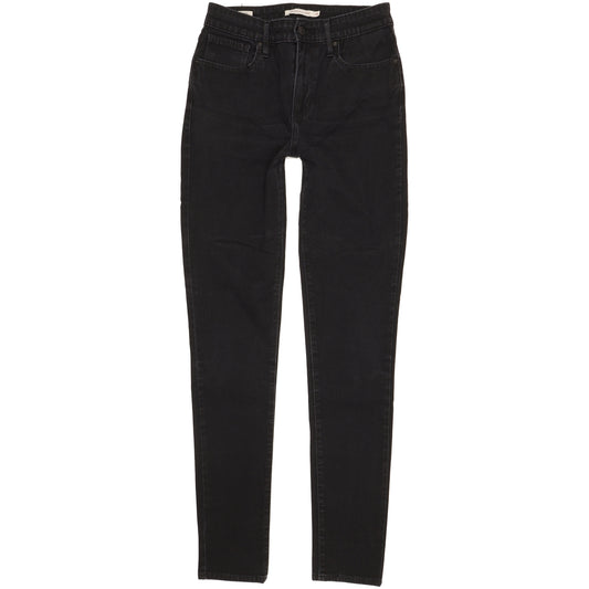 Levi's 721 Women Black Skinny Slim Stretch Jeans W28 L32