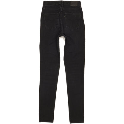 Levi's 721 Women Black Skinny Slim Stretch Jeans W28 L32