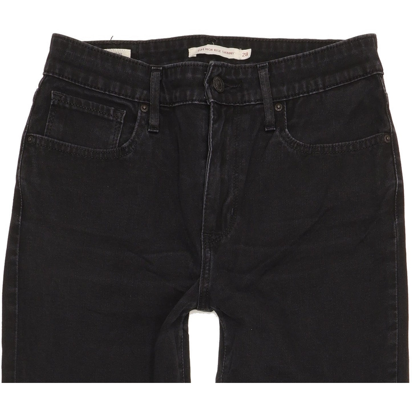 Levi's 721 Women Black Skinny Slim Stretch Jeans W28 L32
