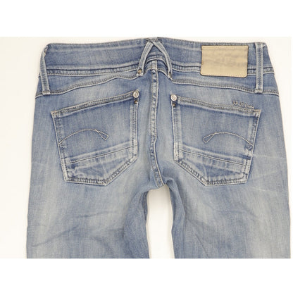 G-Star Lynn Women Blue Skinny Slim Stretch Jeans W27 L33