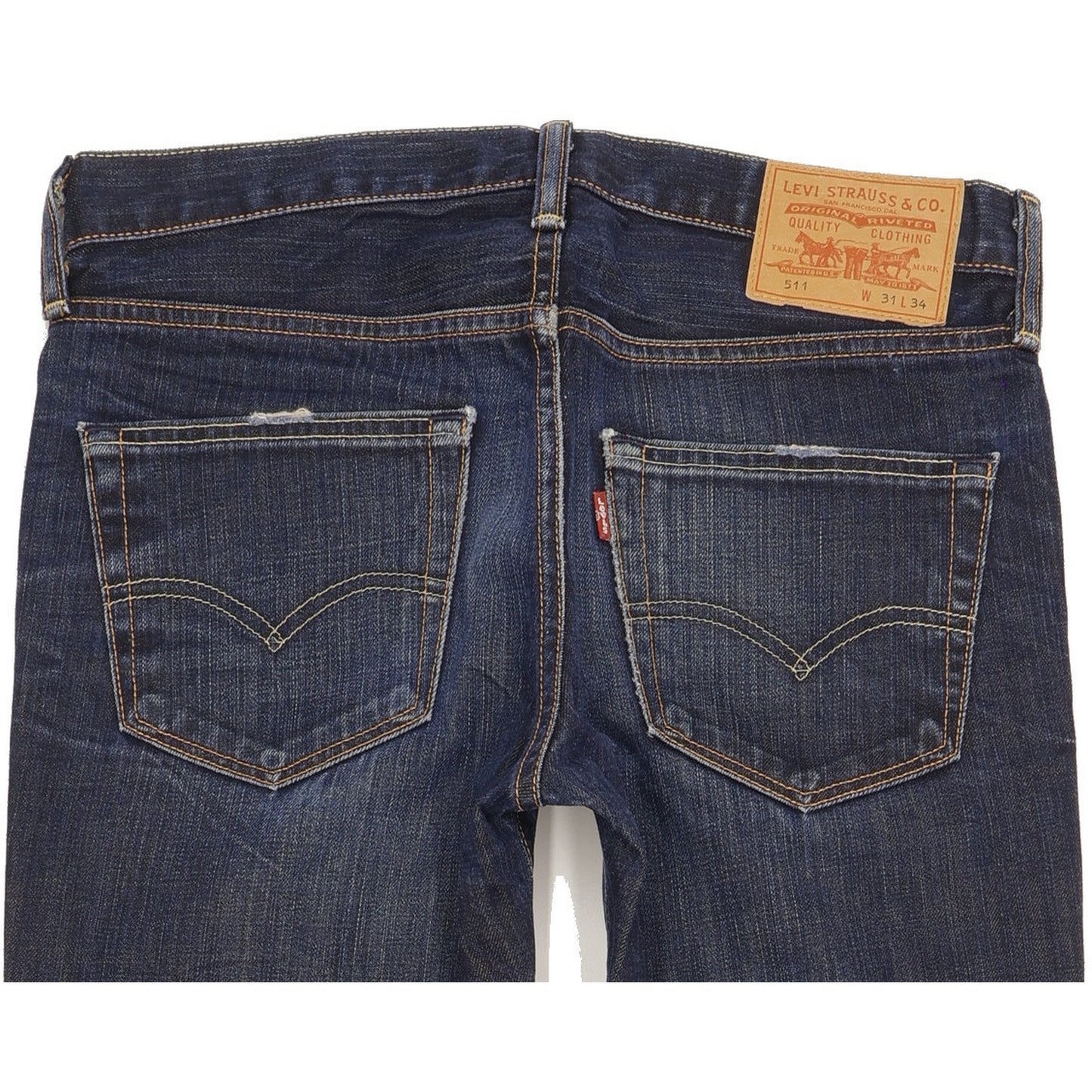 Levi's 511 Men Blue Straight Slim Jeans W31 L34