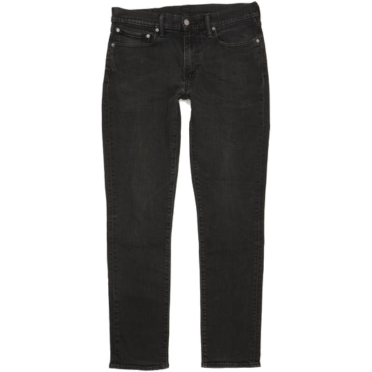Levi's 511 Men Black Straight Slim Stretch Jeans W34 L33