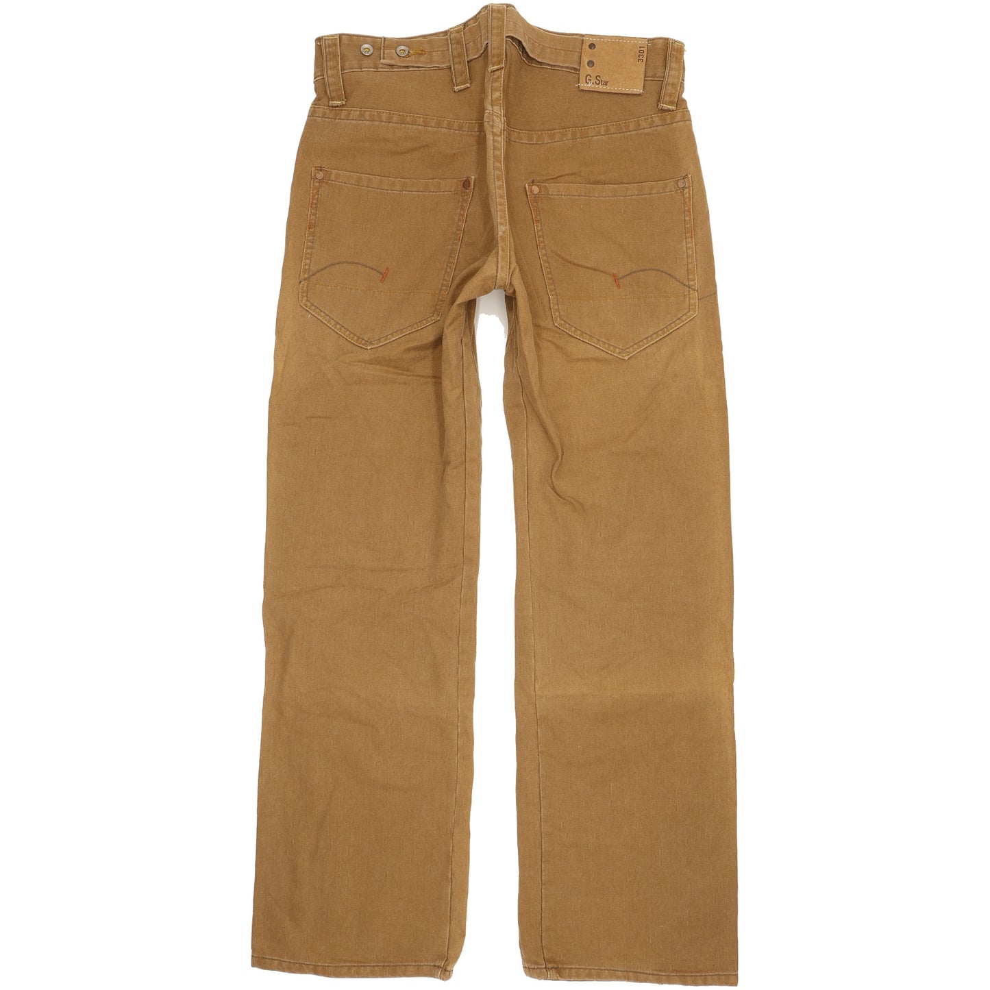 G-Star S.C. Radar Men Brown Straight Loose Jeans W31 L32