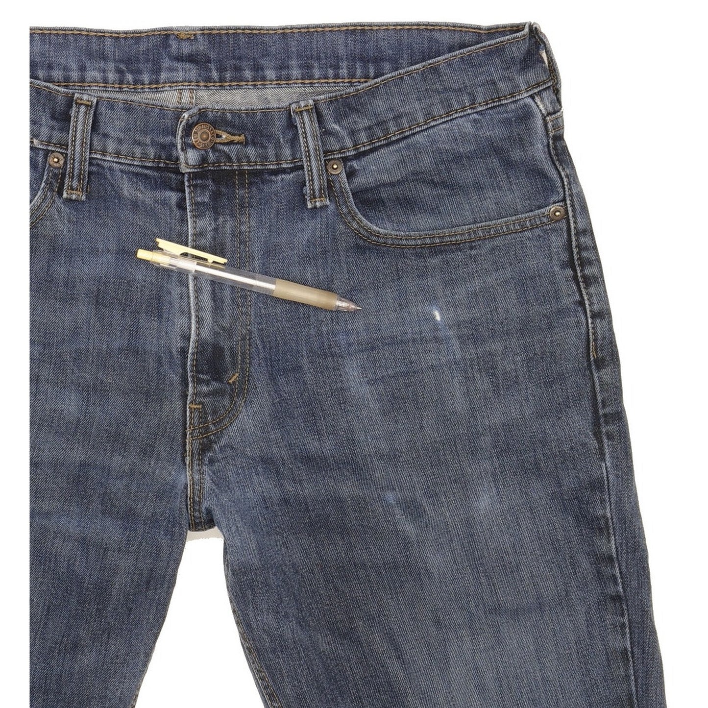 Levi's 511 Men Blue Straight Slim Stretch Jeans W36 L31
