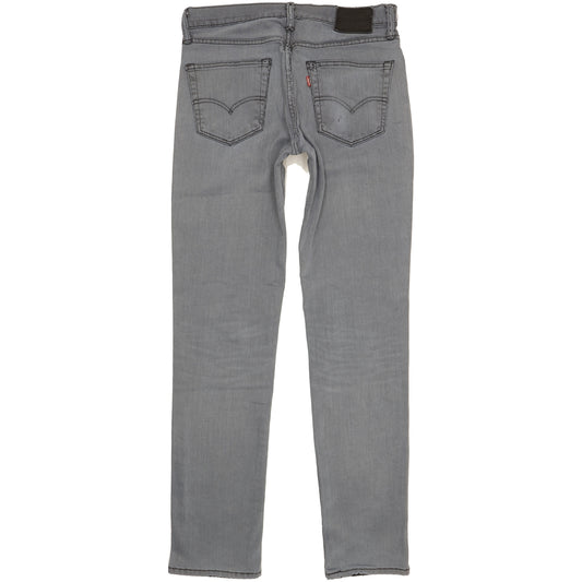 Levi's 511 Men Grey Straight Slim Stretch Jeans W32 L34