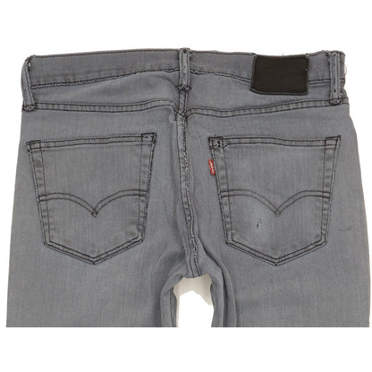 Levi's 511 Men Grey Straight Slim Stretch Jeans W32 L34
