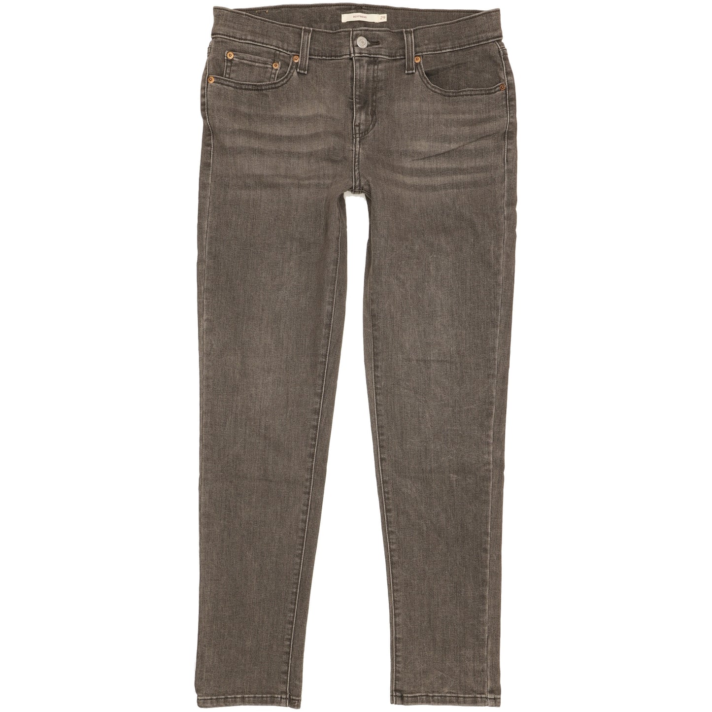 Levi's Women Grey Skinny Slim Boyfriend Stretch Jeans W29 L30