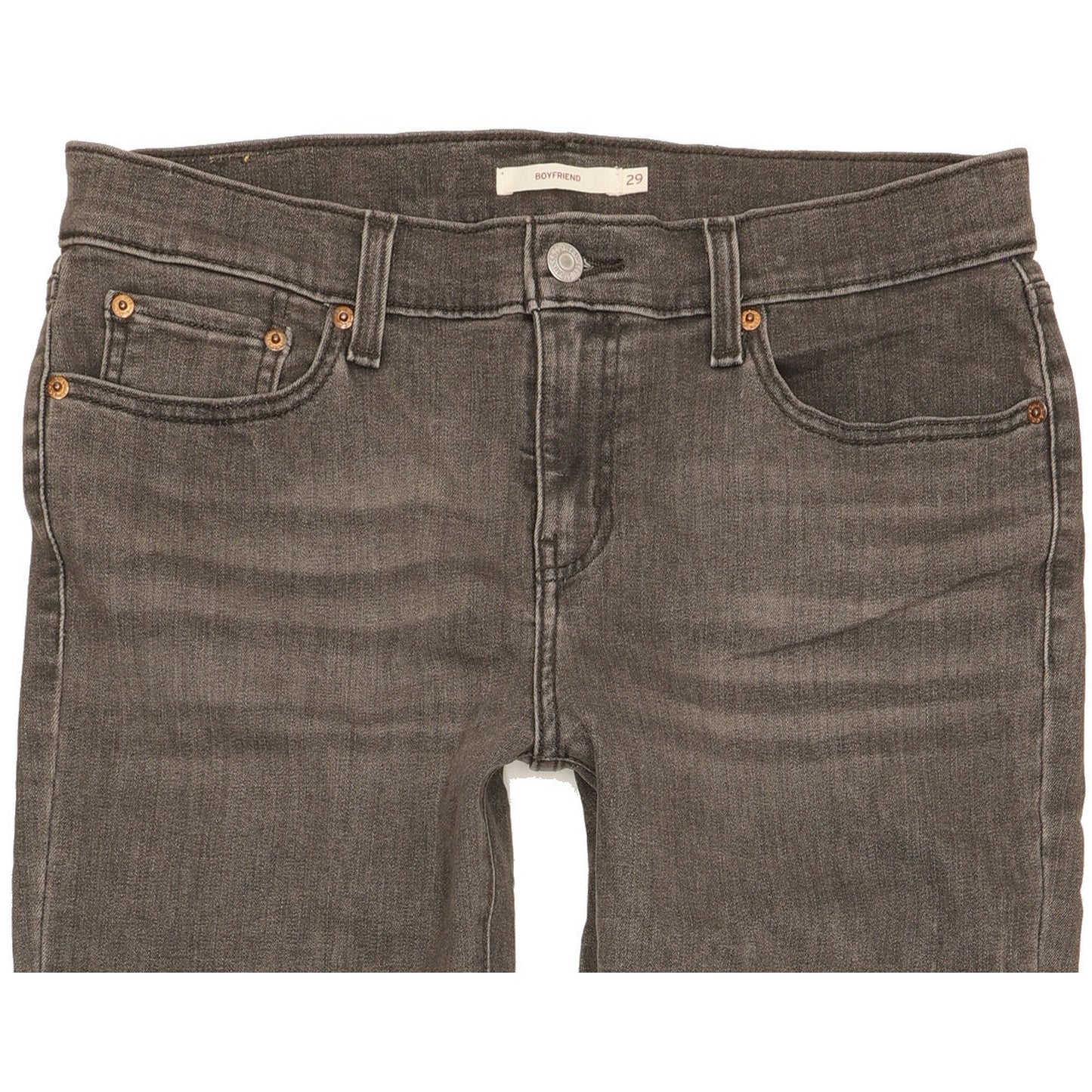 Levi's Women Grey Skinny Slim Boyfriend Stretch Jeans W29 L30
