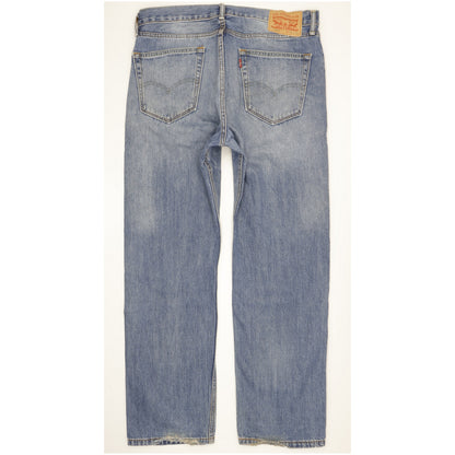 Levi's 505 Men Blue Straight Regular Jeans W34 L30