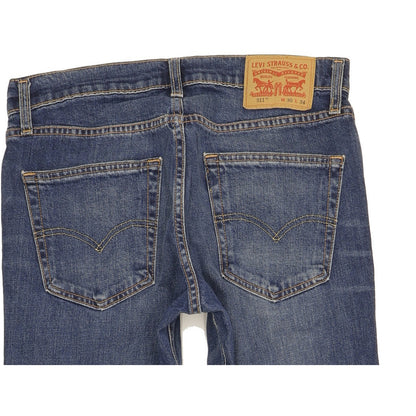 Levi's 511 Women Blue Straight Slim Stretch Jeans W30 L27