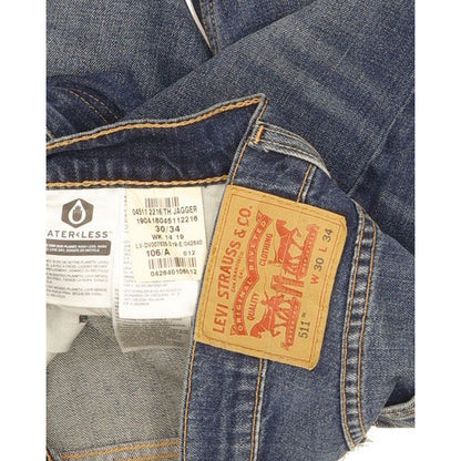 Levi's 511 Women Blue Straight Slim Stretch Jeans W30 L27