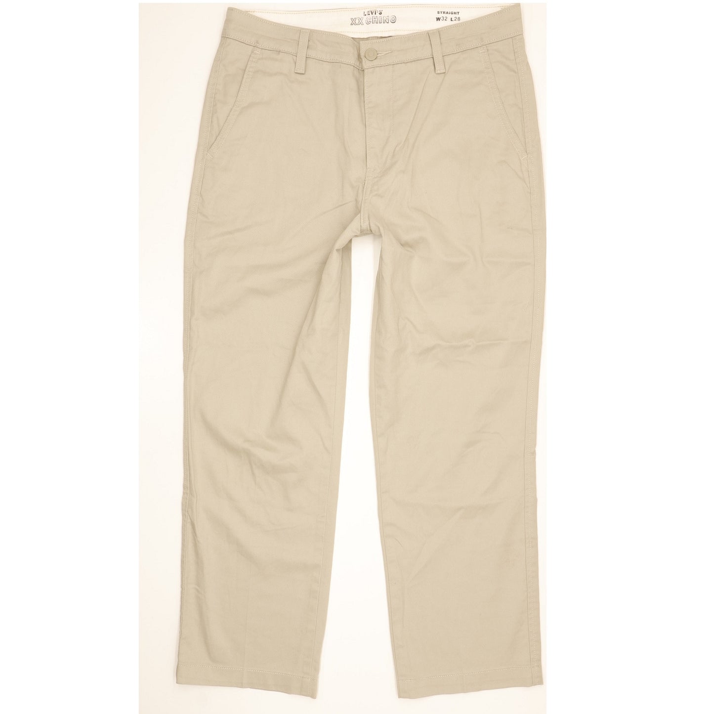 Levi's Men Beige Straight Regular Chino Jeans W32 L27