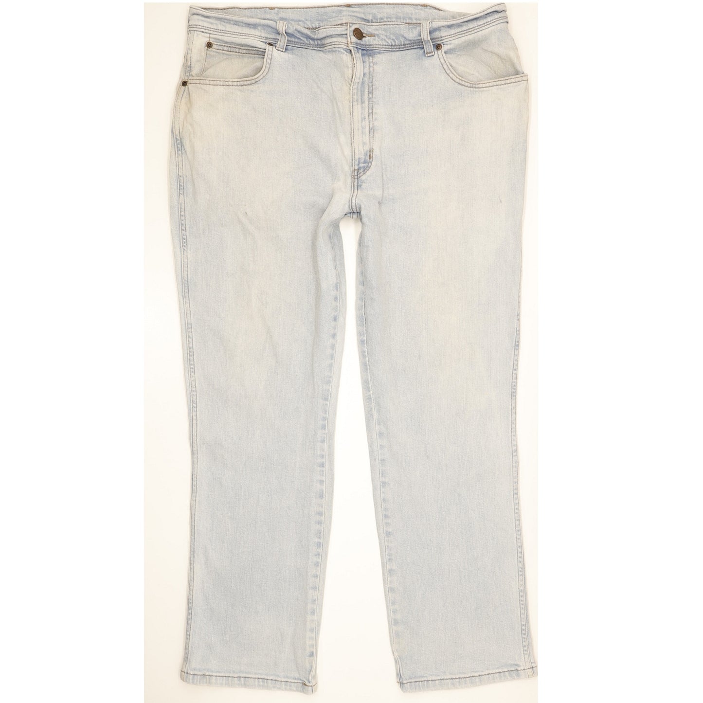 Wrangler Men Blue Straight Regular Stretch Jeans W40 L29