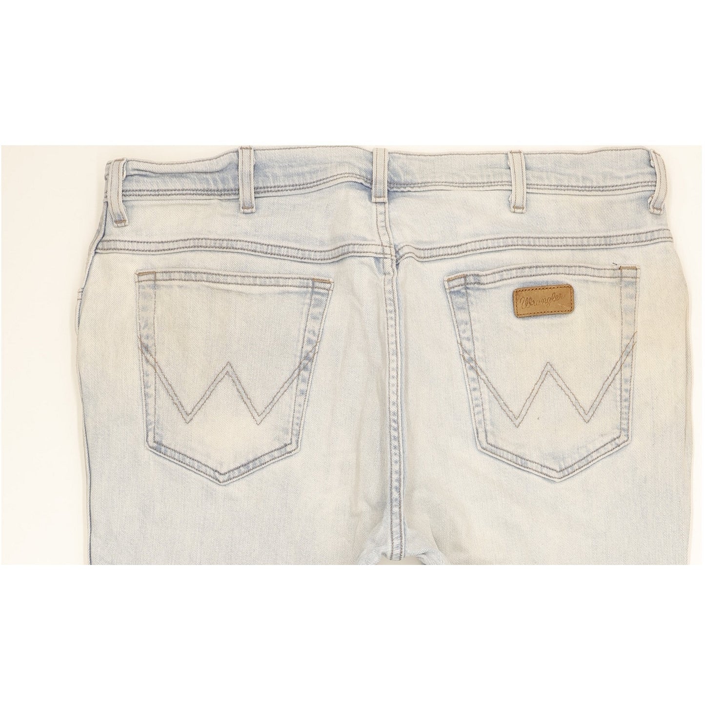 Wrangler Men Blue Straight Regular Stretch Jeans W40 L29