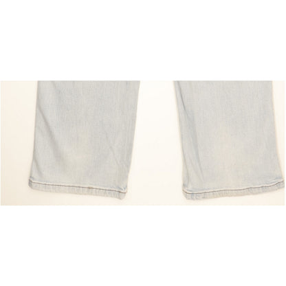 Wrangler Men Blue Straight Regular Stretch Jeans W40 L29