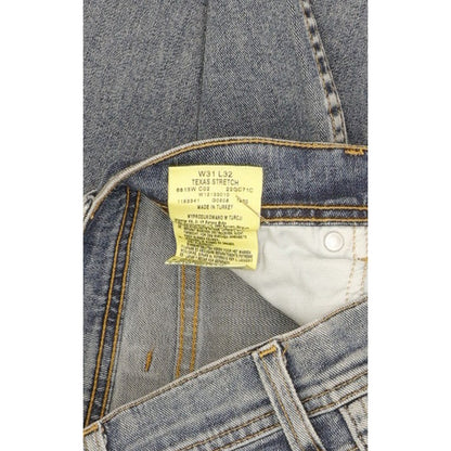 Wrangler Texas Men Blue Straight Regular Stretch Jeans W31 L32