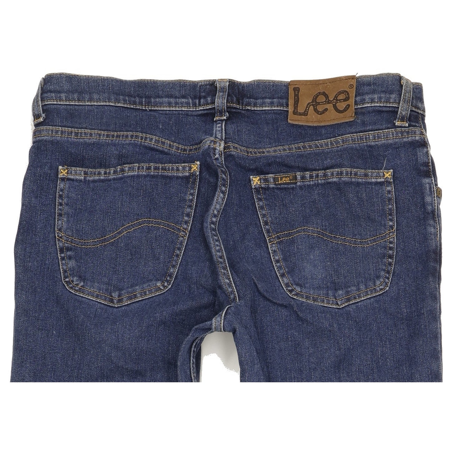 Lee Brooklyn Men Blue Straight Regular Stretch Jeans W34 L36